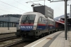 OBB Railjet 1116250 waits departure from Bruck an der Mur with RJ554 0725 Graz Hbf - Wien Hbf