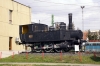 MAV steam loco 377503 outside Zalaegerszeg station