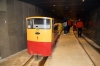 Postojna Caves station at the caves entrance that takes folk into the caves before the foot tour begins