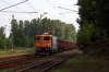 Train Hungary 400378 runs through Kistelek with a freight