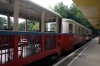 Budapest Childrens Railway - Mk45-2004 waits to depart Huvosvolgy with the first train of the day 31137 0910 Huvosvolgy - Szechenyihegy