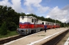 Budapest Childrens Railway - Mk45-2004 at Szechenyihegy after arrival with 31137 0910 Huvosvolgy - Szechenyihegy