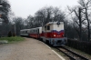 Mk45-2002 brings the stock into Huvosvolgy to work 237 1010 Huvosvolgy - Szechenyihegy at the Budapest Children's Railway