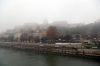 Budapest - Budapest Royal Palace in the mist