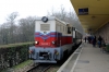 Mk45-2002 at Huvosvolgy after arrival with 232 1103 Szechenyihegy - Huvosvolgy at the Budapest Children's Railway