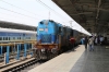 TNP WDM3A 18536 waits to depart Trichy Jn with 12084 0710 Coimbatore Jn - Mayilduthurai Jn Shatabdi