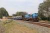 TNP WDM3A 18536 departs Thanjavur Jn with 12084 0710 Coimbatore Jn - Mayilduthurai Jn Shatabdi