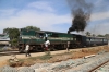 GOC WDG3A 13157 departs Tiruverumbur with 56821 1125 Mayilduthurai Jn - Dindigul Jn