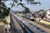 BNDM WDG4's 70094/12844 run through Sambalpur Road while the Hirakud Express stands in the platform