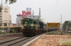 GOC WDG3A 13163 arrives into Thanjavur Jn with 56821 1125 Mayilduthurai Jn - Dindigul Jn