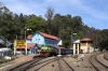 GOC YDM4 6724 waits to depart Coonoor with 56136 0710 Mettupalayam - Udagamandalam (Ooty); having replaced ONR X Class steam loco 37399