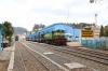 GOC YDM4 6664 stands at Udagamandalam (Ooty) after arriving with 56143 1235 Coonoor - Udagamandalam (Ooty). Retired X Class steam loco 37384 is on display in the opposite platform, this would be moved to Coonoor by GOC YDM4 6724 later that afternoon