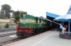 GOC YDM4 6664 stands at Udagamandalam (Ooty) after arriving with 56143 1235 Coonoor - Udagamandalam (Ooty). Retired X Class steam loco 37384 is on display in the opposite platform, this would be moved to Coonoor by GOC YDM4 6724 later that afternoon