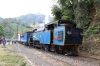 X Class steam loco 37399 (built in 2014) takes on water at Runneymede while working 56137 1400 Udagamandalam (Ooty) - Mettupalayam