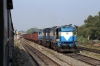 R WDG3A's 13594/13592 at Sambalpur Jn with a freight