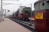 BWN WDM3A's 18874/18805 arrive into Rampurhat with a diverted 12518 2100 (P) Guwahati Jn - Kolkata Chitpur