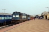 BWN WDM3A 16473 at Dumka after arrival with 53081 1130 Rampurhat - Dumka