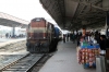 MGS WDM3A 18844 arrives into Darbhanga Jn with 12562 2035 (PP) New Delhi Jn - Jaynagar; running just the 18h30m late!