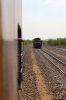 FL outbased MVJ YDM4 6655 running round its train after arrival at Phulad with 52075 1400 Marwar Jn - Mavli Jn, before continuing through the ghats