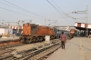 BWN WDM3A 18772 (L) waits time at Patna Jn with 13133 2115 (P) Sealdah - Varanasi Jn, MGS WDM3A 16604 (R) waits departure with 53212 1500 Patna Jn - Sasaram Jn