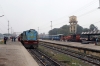 NKE YDM4 6514 waits departure from Sakri Jn with 52517 0830 Sakri Jn - Laukaha Bazar while SPJ WDG3A 13389 arrives with 55519 0605 Samastipur Jn - Jaynagar