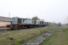 Jhanjhapur Jn scrap line No.2 - NKE YDM4s 6590, 6592, 6495, 6512 with serviceable NKE YDM4's 6465/6703 visible in the distance