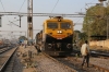 JHS WDG4D 70559 waits to depart Jhansi Jn with 51805 1725 Jhansi Jn - Banda Jn passenger