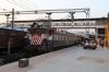 AJNI WAG7 27263 (with KTE WDG4D 70725 dead inside) waits at Jhansi Jn with 51828 1810 Jhansi Jn - Itarsi Jn passenger