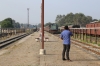IZN YDM4 6533 arrives into Mailani Jn with a late running 52249 0615 Bahraich - Mailani Jn