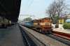 PA WDM3A 16215 arrives at Begumpet with a late 57155 0345 Gulbarga - Hyderabad Deccan Nampally passenger