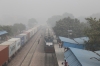 TKD WDM3A 18988 arrives into Delhi Cantt with 19408 1535 (P) Varanasi Jn - Ahmedabad Jn