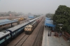 PA WDG4 12837 rolls into Delhi Cant with a container train