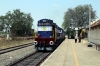 ED WDM3A 16668 arrives into Pugalur with 56712 0625 Palakkad Jn - Trichy Jn