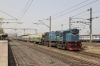 VTA WDM3D 11244 pauses at Sabarmati Town with 59548 0540 Rajkot Jn - Ahmedabad Jn