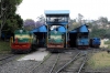 Coonoor Loco Shed - GOC YDM4's 6730, 6724 with X Class steam 37397 & 37392