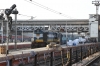 Restricted VTA WDM3A 018619 at Ahmedabad Jn after arriving with the stock for 19031 Ahmedabad Jn - Haridwar Mail