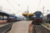 Hyderabad DN (L-R) - KYN WDM3D 11363 with 12702 1445 Hyderabad DN - Mumbai CST & KZJ WDG3A 14591 with the stock for 17027 1650 Secunderabad Jn - Kurnool City, which ran round to Secunderabad empty stock