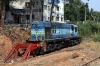 KJM WDS6 36016 stabled in the bay platform at Bangalore Cantt