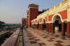 View from outside the upper class waiting room at Howrah station