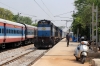 ED WDG3A 13499 (with ED WDG3A 13514 dead in train) arrives into Lottegollahalli with 56241 0520 Salem Jn - Yesvantpur Jn