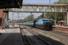 UBL WDP4 20009 passes through Sabarmati Jn with 16209 0530 Ajmer jn - Mysore Jn