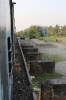 UDL WDM3A's 16647/16174 depart Changsarai with 15930 2345 (P) Dibrugarh - Tambaram. Evidence of the old MG alignment can be seen along the route