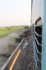 UDL WDM3A's 16647/16174 depart Changsarai with 15930 2345 (P) Dibrugarh - Tambaram. Evidence of the old MG alignment can be seen along the route