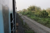 UDL WDM3A's 16647/16174 depart Changsarai with 15930 2345 (P) Dibrugarh - Tambaram. Evidence of the old MG alignment can be seen along the route