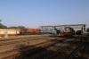 VTA WDG3A 13528 is shunted on the rear of a stock shunt, with RTM WDM3A 16813 providing power at the opposite end; while JLR outbased SBI YDM4 6247 waits it next turn of duty at Veraval Jn