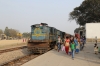 IZN YDM4 6531 pauses at Shahgarh with 52208 1330 Mailani Jn - Pilibhit Jn