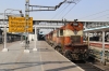 KZJ WDM3A/WDG3A twins 18763/14553 at Secunderabad after arrival with 17017 0525 (P) Rajkot Jn - Secunderabad