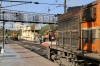 PA WDM3D 11182 waits to depart Hyderabad with 11308 1600 Hyderabad - Gulbarga while GTL WDM3D 11150 sits with the stock for 17429 1615 Hyderabad - Tirupati; KZJ WDM2S 017770 shunts out of the station after shunting in the stock for 57156 1725 Hyderabad - Gulbarga