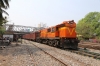 KGP WDG3A 13621 arrives into Guwahati Jn with a freight