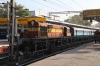 KZJ WDM2S 017775 at Secunderabad after shunting in the stock for 12757 0820 Secunderabad - Sirpur Kaghaznagar